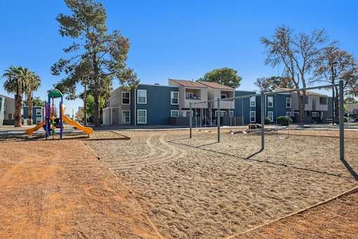 Exterior Swing Set at Woodcreek Apartments in Las Vegas NV