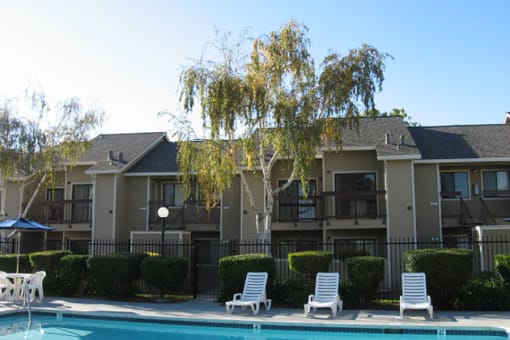 pool at Riverstone Apartments in Antioch, CA