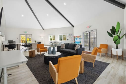 Social Lounge Kitchen at Park Crest Apartments in San Diego CA