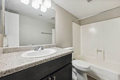 Bathroom at Woodcreek Apartments in Las Vegas NV