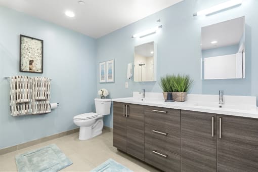 Luxurious Bathroom at Hudson Lights, New Jersey, 07024