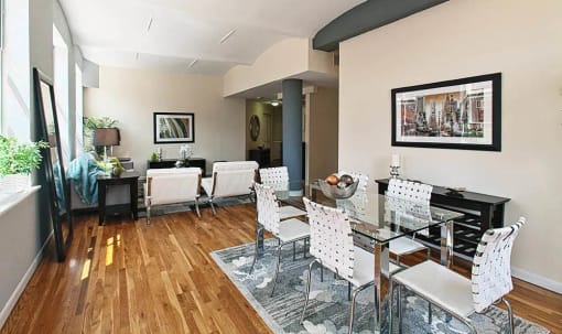 Dining Area at Grand Adams Apartment Owner LLC, Hoboken, New Jersey