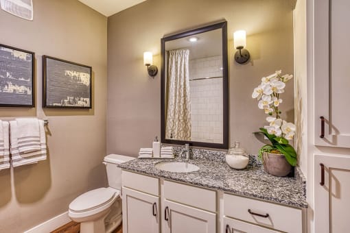 Renovated Bathrooms With Quartz Counters at The Parker at Maitland Station, Florida, 32751