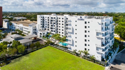 a view of the apartments from the top of the building at Saba Pompano Beach, Pompano Beach, 33062
