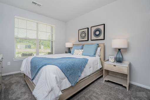 bedroom model unit