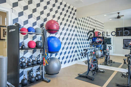 Reserve at Town Center fitness center.