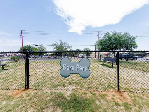 Fenced Bark Park at Hawthorne House, Midland, Texas