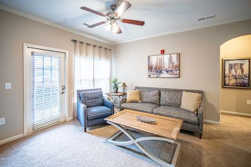Vintage Creekwood Park living room