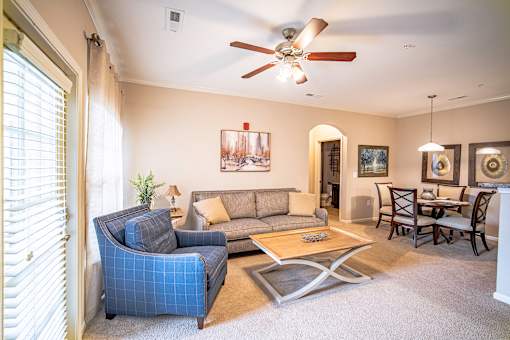 Vintage Creekwood Park living room