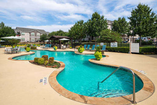resort style swimming pool at Orion McCord Park, Little Elm, TX, 75068
