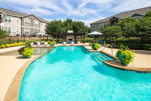 resort style swimming pool at Orion McCord Park, Little Elm, TX, 75068