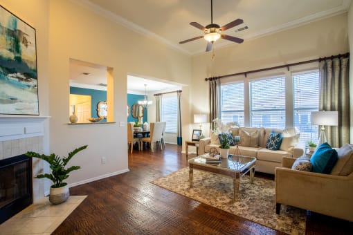 Modern Living Room  at Orion Prosper Lakes, Texas