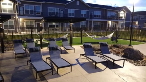 Outdoor at Icon Apartment Homes at Ferguson Farm, Montana