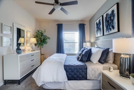 Bedroom With Expansive Windowsat Residence at Midland, Midland, TX, 79706