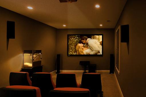 TV and movie lounge