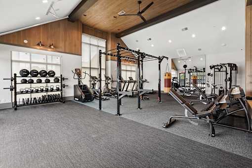 Vintage Bakers Crossing fitness center with weights and machines - Gallatin, TN