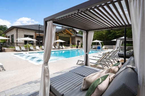 the swimming pool at the resort at governors residence