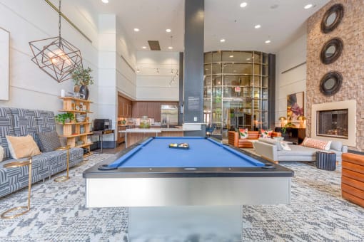 clubhouse with a pool table