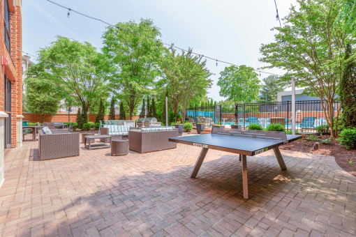 our apartments showcase a beautiful patio