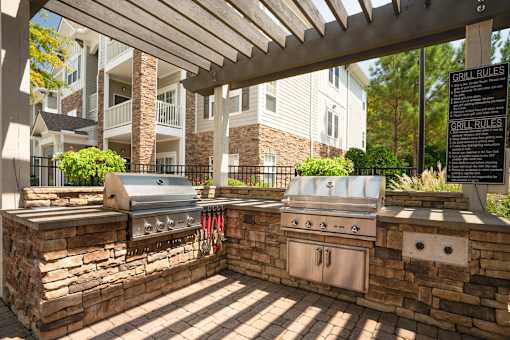 Vintage Creekwood Park Grilling Area