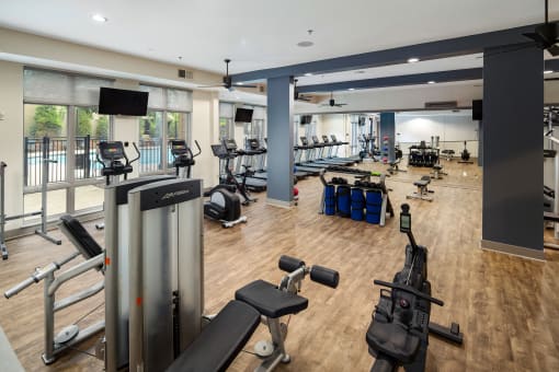 Fitness Center at Vista Germantown, Nashville, TN