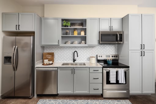 Fully Equipped Kitchen at Vista Germantown, Tennessee, 37208