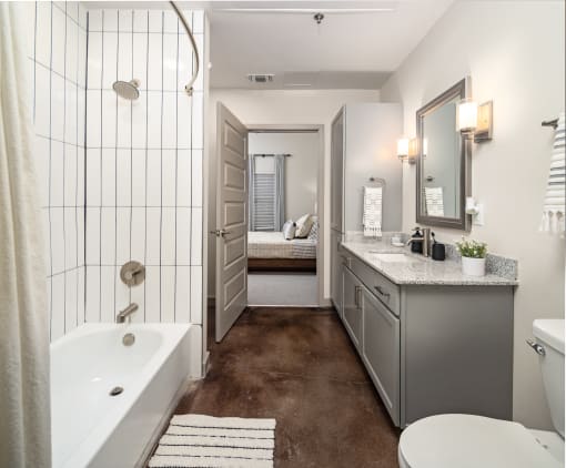 Luxurious Bathroom at Vista Germantown, Nashville, 37208