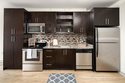 Kitchen Appliances at Vista Germantown, Nashville, Tennessee