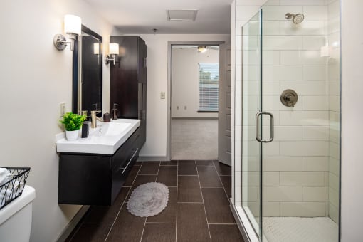 Spa Inspired Bathroom at Vista Germantown, Tennessee, 37208