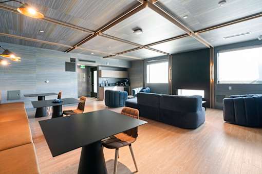 Rooftop co-working space