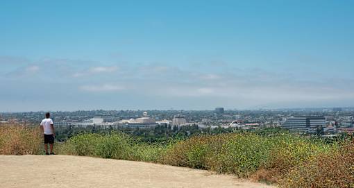 View towards Culver City from Baldwin Hills Overlook
