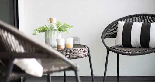 Balconies with enough space to extend your living room