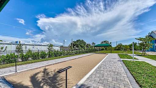 Bocce Ball Court at Imperial Crossing Luxury Apartment Homes, Bonita Springs, FL