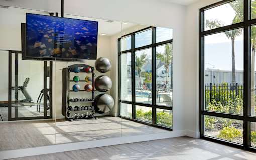 Gym at Imperial Crossing Luxury Apartment Homes, Bonita Springs, FL