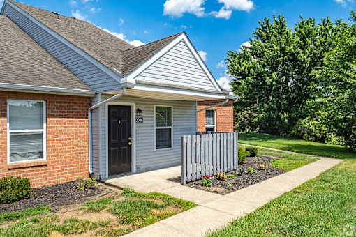 Loft apartments exterior at River Valley Apartments.