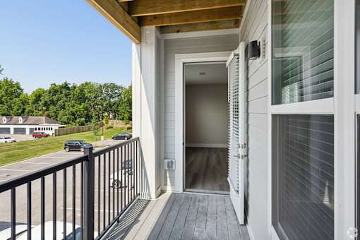 Patio/Balcony at Tiffany Flats in Columbus, OH.