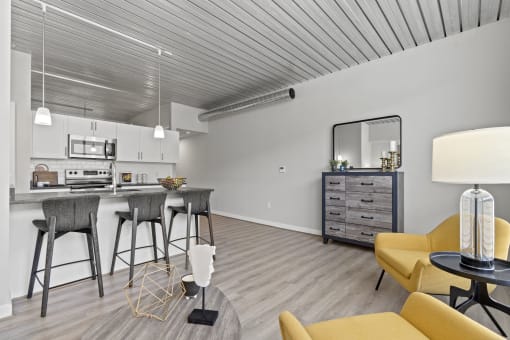 Living Space With Kitchen at Scott's View, Richmond, VA 23230