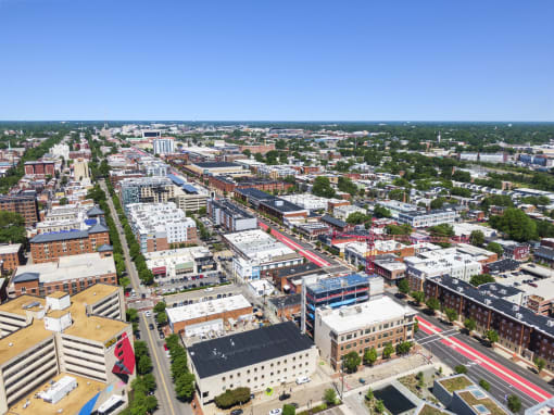 Drone View Of Community at Scott's View, Richmond, VA 23230