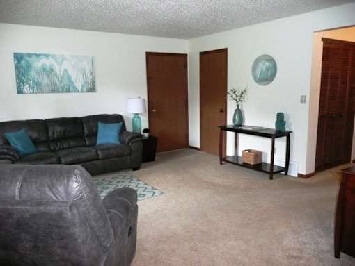 Modern Living Room at Parkside Manor, Iowa