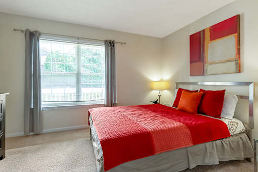 Bedroom at The Courts at Fair Oaks, Fairfax, Virginia