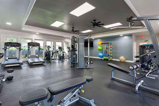Modern Fitness Center at The Courts at Fair Oaks, Fairfax, VA