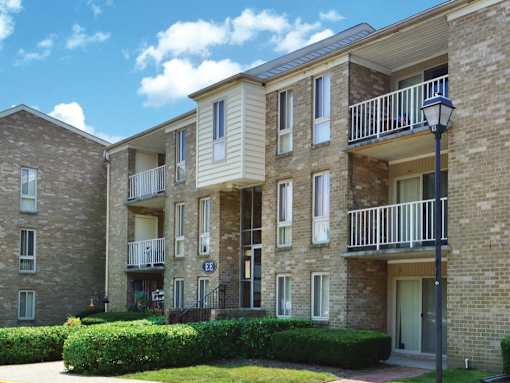 Community exterior at The Apartments at Elmwood Terrace, Frederick, MD