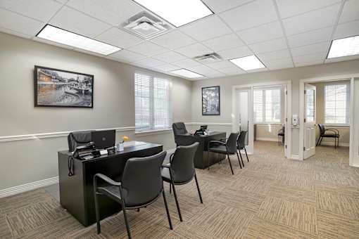 Large Leasing Office at The Apartments at Elmwood Terrace, Frederick, MD