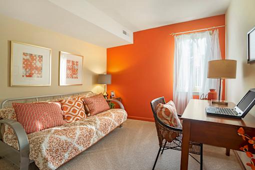 Spacious Sitting Room at The Apartments at Elmwood Terrace, Frederick