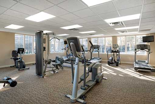 Modern Fitness Center at The Apartments at Elmwood Terrace, Frederick, 21702
