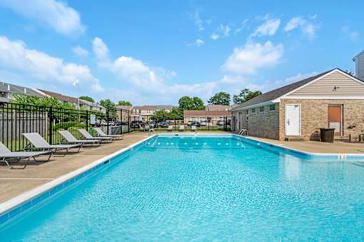 Pool View at The Apartments at Hunters Glen, Maryland, 21702