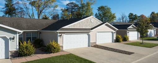 Lake Orion MI Apartment Rentals Redwood Waterstone At Village Square Two Car Garage