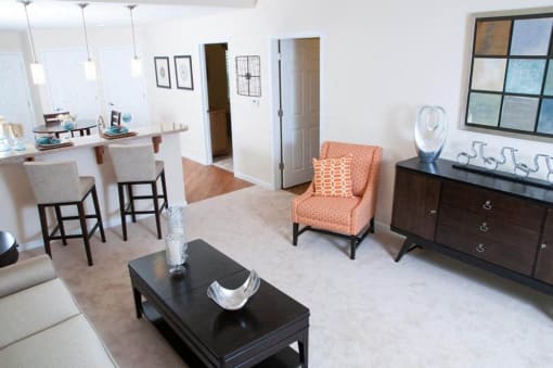 Whitestown IN Apartment Rentals Redwood The Woodlands Living Room