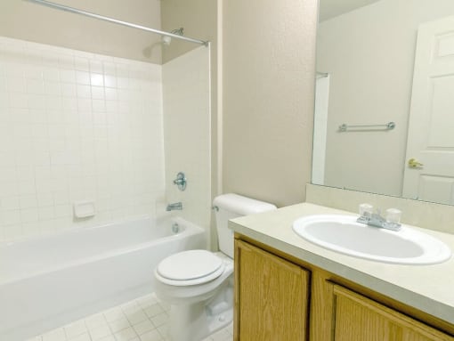 bathroom in luxury apartments in Taylor MI