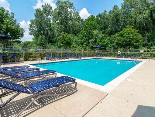 swimming pool in Chelsea Park Apartments
